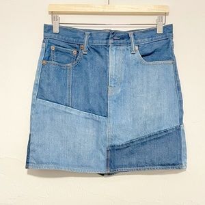 Pre-loved! Levi’s Patchwork Denim Skirt!